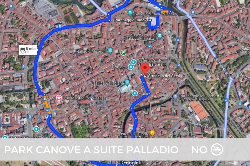 Suite Palladio Centro Vicenza A 2 Passi Da Piazza Dei Signori Check-In Veloce 외부 사진