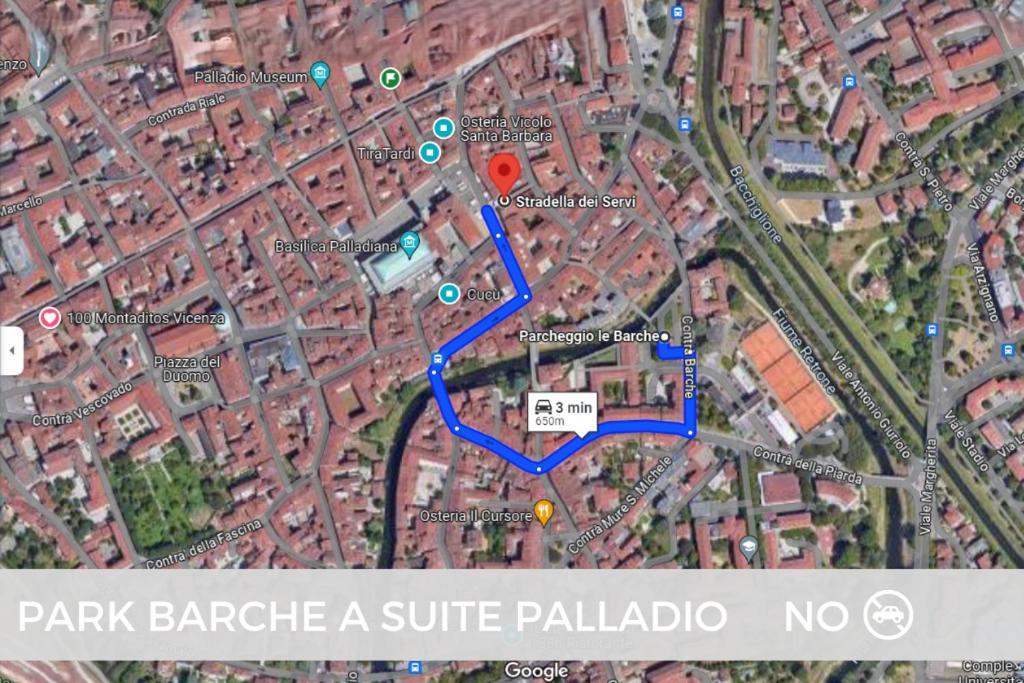 Suite Palladio Centro Vicenza A 2 Passi Da Piazza Dei Signori Check-In Veloce 외부 사진